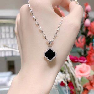 925 sterling silver necklace simple clavicle chain